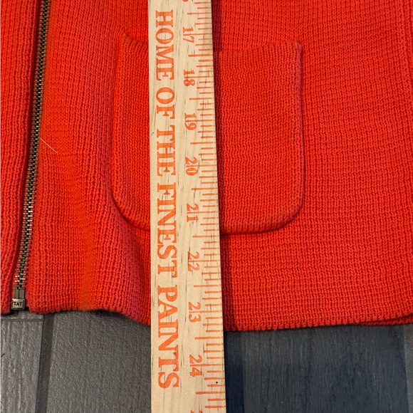 LOFT Women's Red Crew Neck Sweater - Picture 4 of 6